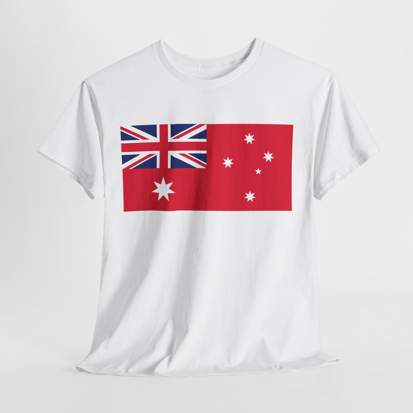 Raise your colours. Australia red ensign.