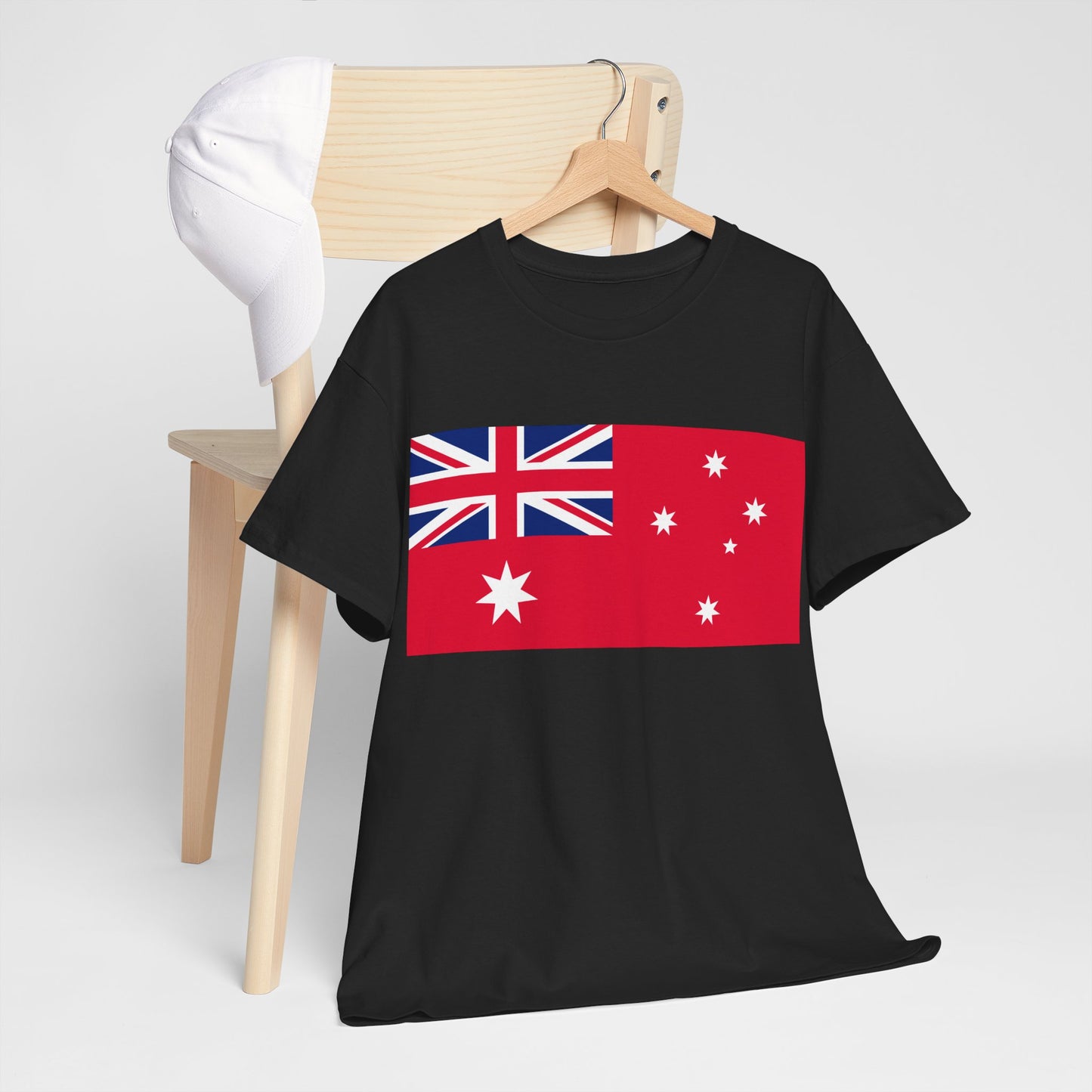 Raise your colours. Australia red ensign.