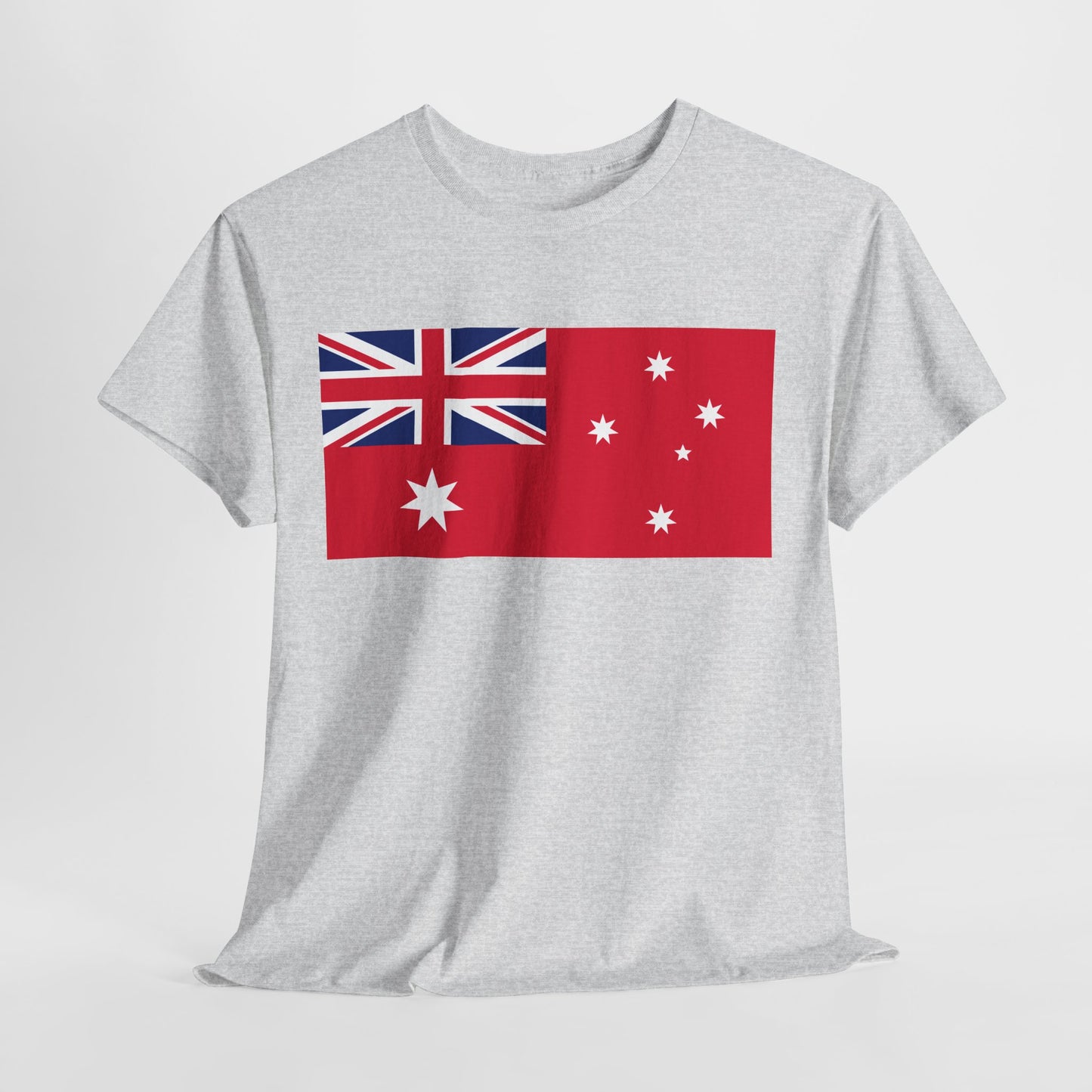 Raise your colours. Australia red ensign.