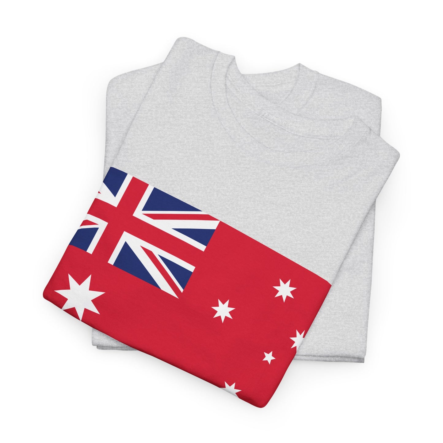 Raise your colours. Australia red ensign.