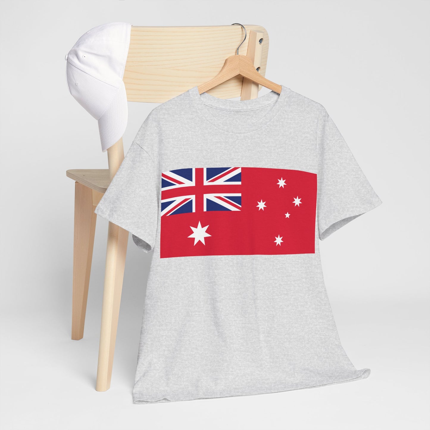 Raise your colours. Australia red ensign.