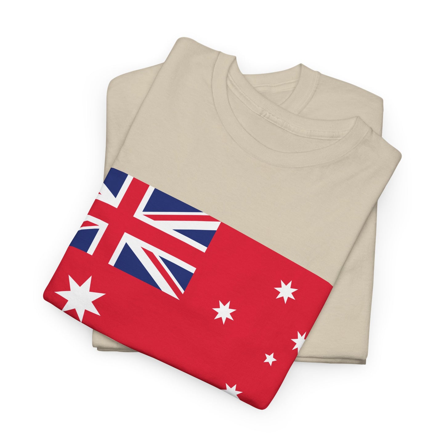 Raise your colours. Australia red ensign.