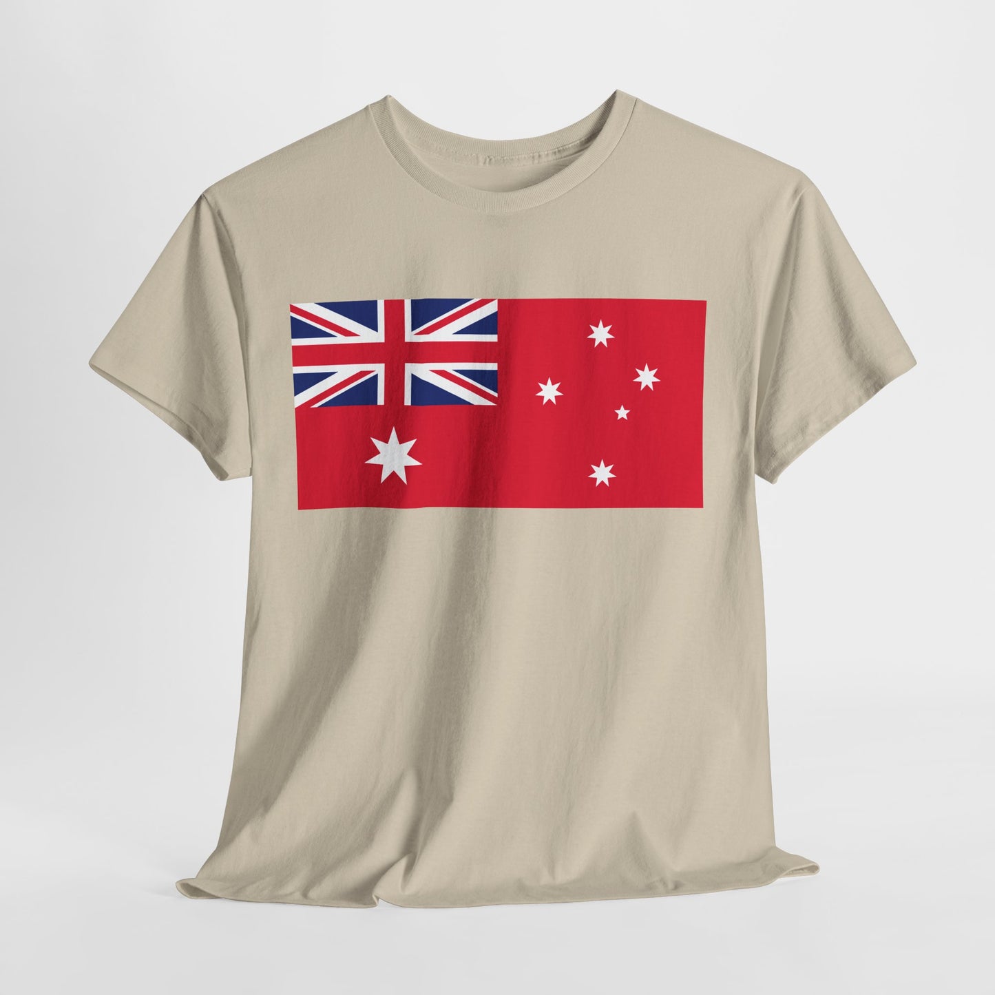 Raise your colours. Australia red ensign.